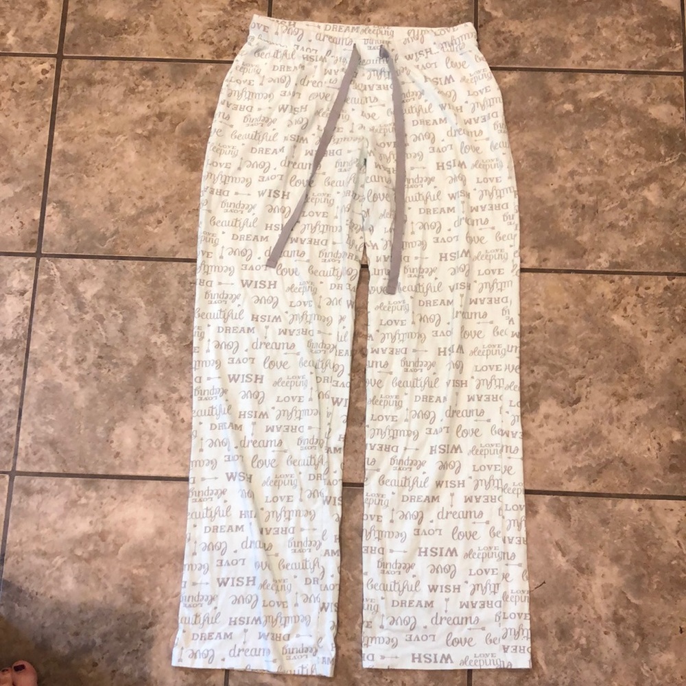 Light blue pajama pants